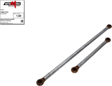 Automega 100077210 - Привод, тяги и рычаги привода стеклоочистителя abcparts.ee
