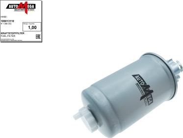 Automega 180013110 - Топливный фильтр abcparts.ee