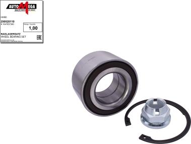 Automega 250520110 - Комплект подшипника, ступицы колеса abcparts.ee