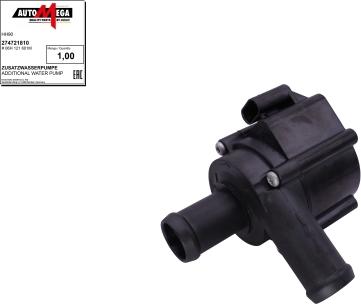 Automega 274721810 - Дополнительный водяной насос abcparts.ee