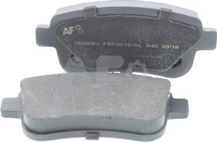 Automotor France PBP0015 - Тормозные колодки, дисковые, комплект abcparts.ee