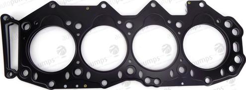 Autopumps UK AHGX513L - Прокладка, головка цилиндра abcparts.ee