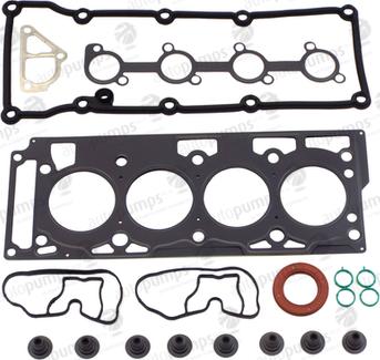Autopumps UK AHSF890 - Комплект прокладок, головка цилиндра abcparts.ee