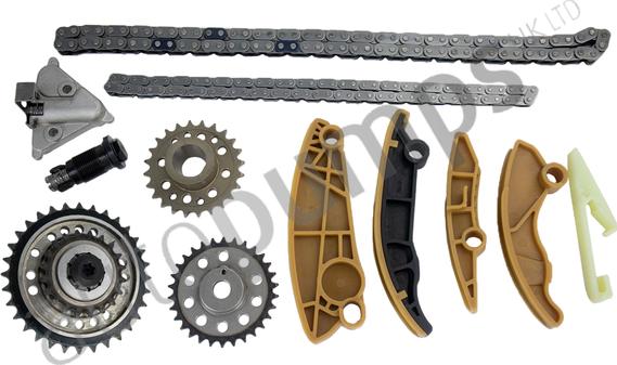 Autopumps UK ATCK318 - Комплект цепи привода распредвала abcparts.ee