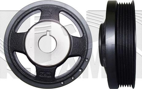 Autoteam A09364 - Шкив коленчатого вала abcparts.ee