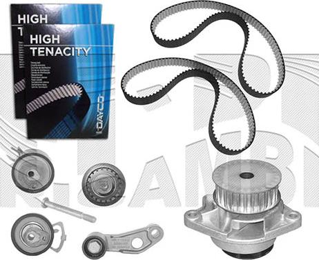 Autoteam KATW1319 - Водяной насос + комплект зубчатого ремня ГРМ abcparts.ee