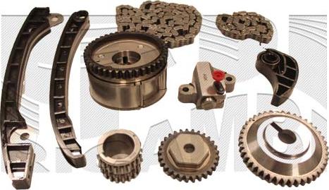 Autoteam KCA325 - Комплект цепи привода распредвала abcparts.ee