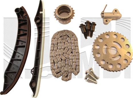 Autoteam KCA245 - Комплект цепи привода распредвала abcparts.ee