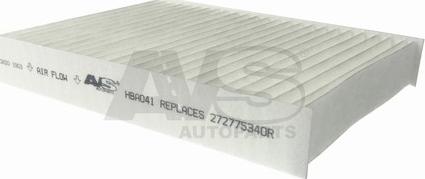 AVS Autoparts HBA041 - Фильтр воздуха в салоне abcparts.ee