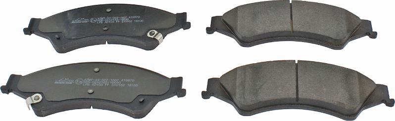 A.Z. Meisterteile AZMT-44-022-1607 - Тормозные колодки, дисковые, комплект abcparts.ee