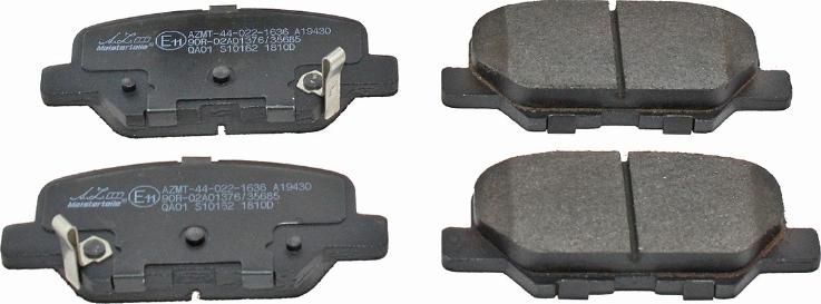 A.Z. Meisterteile AZMT-44-022-1636 - Тормозные колодки, дисковые, комплект abcparts.ee