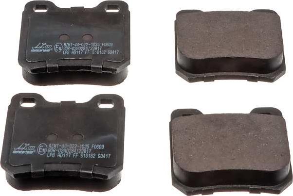 A.Z. Meisterteile AZMT-44-022-1035 - Тормозные колодки, дисковые, комплект abcparts.ee