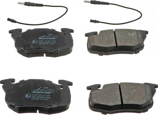 A.Z. Meisterteile AZMT-44-022-1287 - Тормозные колодки, дисковые, комплект abcparts.ee