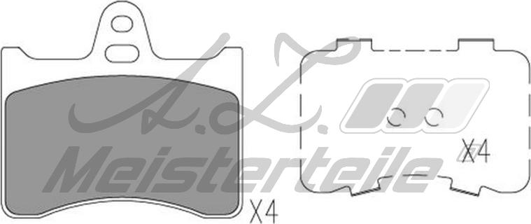 A.Z. Meisterteile AZMT-44-022-1712 - Тормозные колодки, дисковые, комплект abcparts.ee