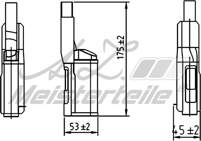 A.Z. Meisterteile AZMT-41-050-1096 - Гидрофильтр, автоматическая коробка передач abcparts.ee