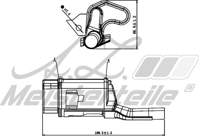 A.Z. Meisterteile AZMT-41-050-1075 - Гидрофильтр, автоматическая коробка передач abcparts.ee