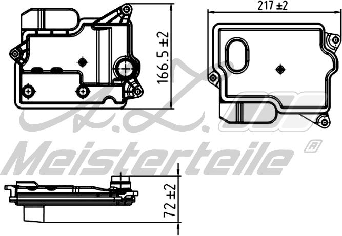 A.Z. Meisterteile AZMT-41-050-1164 - Гидрофильтр, автоматическая коробка передач abcparts.ee