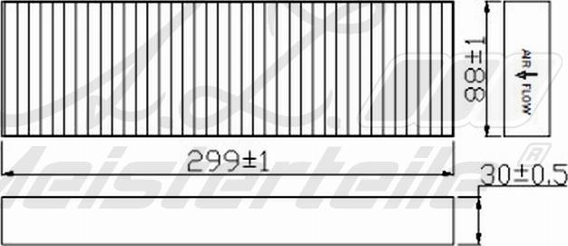 A.Z. Meisterteile AZMT-41-010-1479 - Фильтр воздуха в салоне abcparts.ee