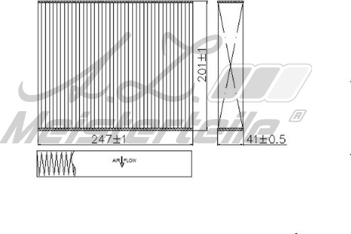 A.Z. Meisterteile AZMT-41-010-1793 - Фильтр воздуха в салоне abcparts.ee