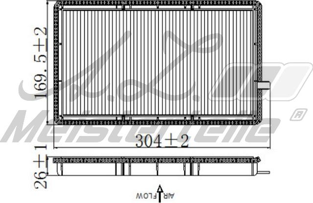 A.Z. Meisterteile AZMT-41-010-1720 - Фильтр воздуха в салоне abcparts.ee
