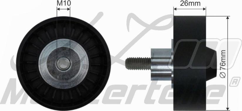 A.Z. Meisterteile AZMT-20-031-1822 - Ролик, поликлиновый ремень abcparts.ee