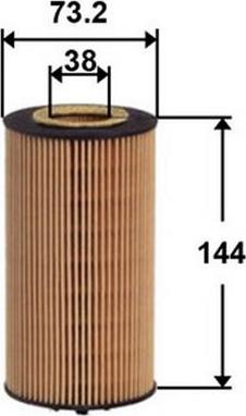 Azumi OE33035 - Масляный фильтр abcparts.ee