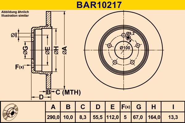 Barum BAR10217 - Тормозной диск abcparts.ee