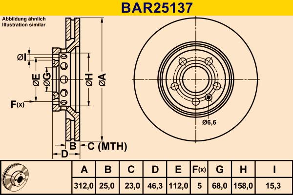 Barum BAR25137 - Тормозной диск abcparts.ee