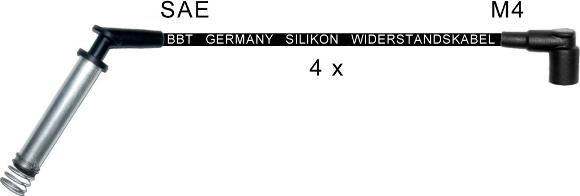 BBT ZK0782 - Комплект проводов зажигания abcparts.ee