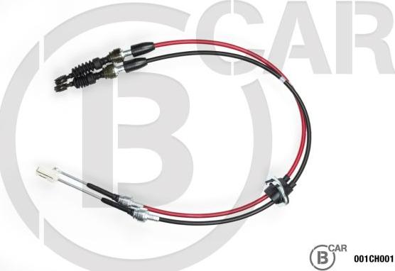 B CAR 001CH001 - Трос, наконечник, ступенчатая коробка передач abcparts.ee