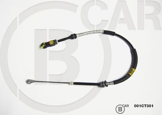 B CAR 001CT301 - Трос, наконечник, ступенчатая коробка передач abcparts.ee