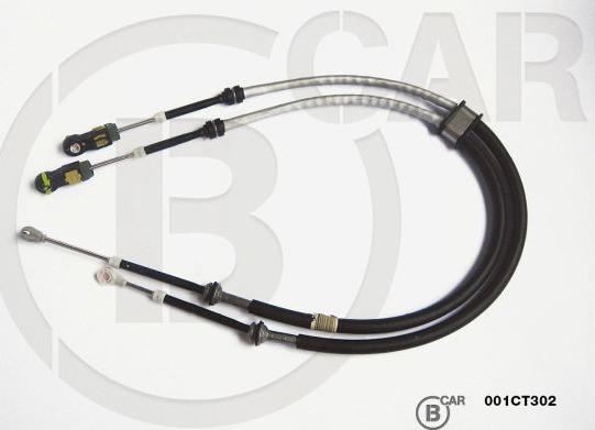 B CAR 001CT302 - Трос, наконечник, ступенчатая коробка передач abcparts.ee