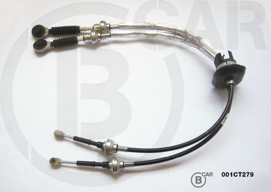 B CAR 001CT279 - Трос, наконечник, ступенчатая коробка передач abcparts.ee