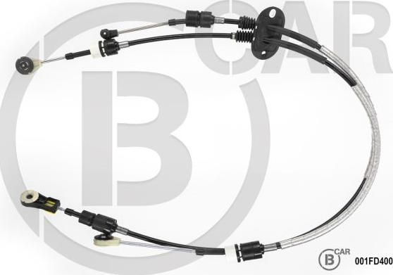 B CAR 001FD400 - Трос, наконечник, ступенчатая коробка передач abcparts.ee
