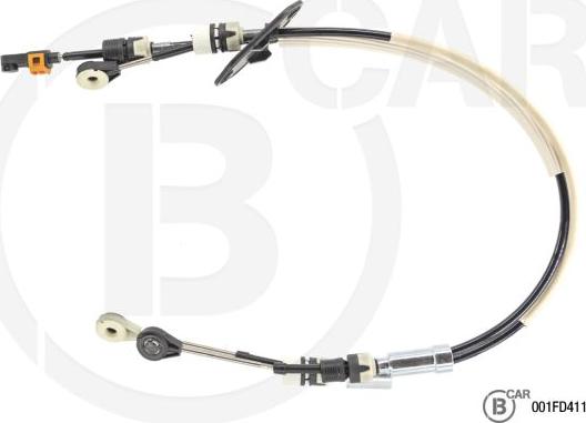 B CAR 001FD411 - Трос, наконечник, ступенчатая коробка передач abcparts.ee