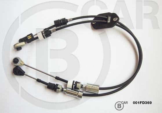 B CAR 001FD369 - Трос, наконечник, ступенчатая коробка передач abcparts.ee