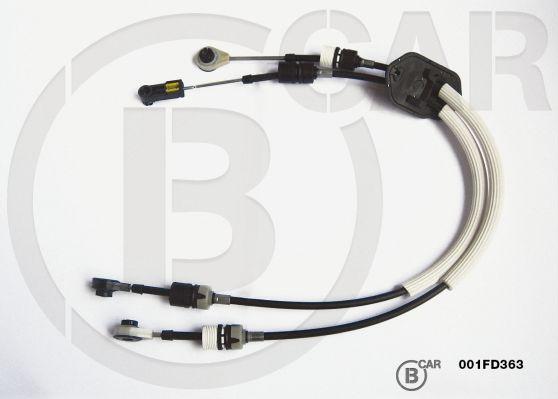B CAR 001FD363 - Трос, наконечник, ступенчатая коробка передач abcparts.ee