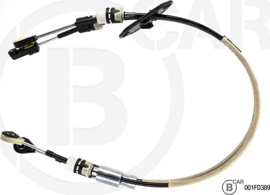 B CAR 001FD389 - Трос, наконечник, ступенчатая коробка передач abcparts.ee
