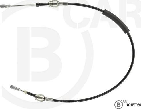 B CAR 001FT930 - Трос, наконечник, ступенчатая коробка передач abcparts.ee