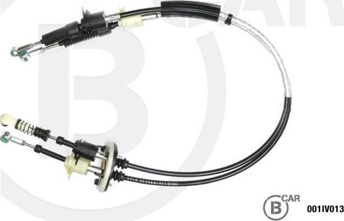 B CAR 001IV013 - Трос, наконечник, ступенчатая коробка передач abcparts.ee