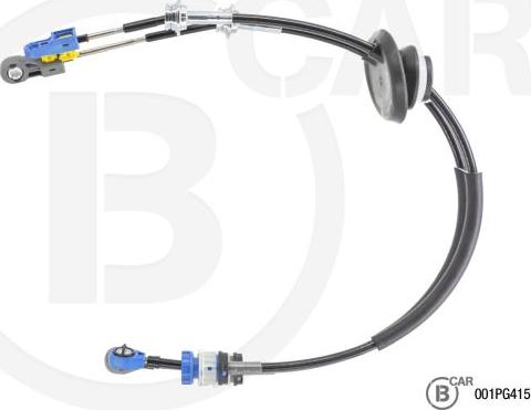 B CAR 001PG415 - Трос, наконечник, ступенчатая коробка передач abcparts.ee