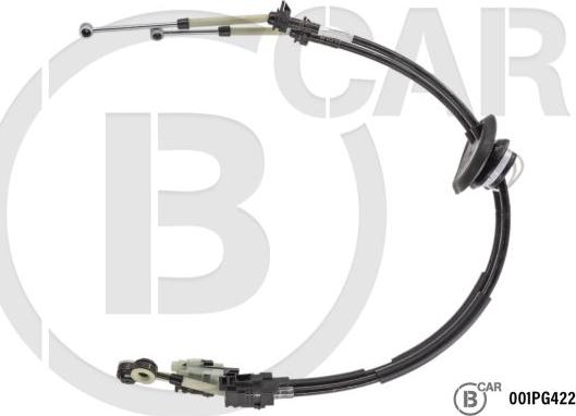 B CAR 001PG422 - Трос, наконечник, ступенчатая коробка передач abcparts.ee