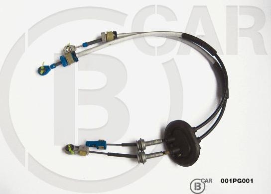 B CAR 001PG001 - Трос, наконечник, ступенчатая коробка передач abcparts.ee