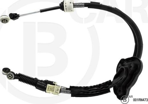 B CAR 001RN473 - Трос, наконечник, ступенчатая коробка передач abcparts.ee