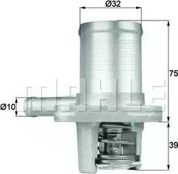 BEHR TI 40 89 - Термостат охлаждающей жидкости / корпус abcparts.ee