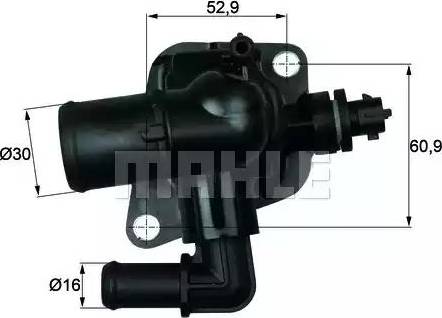 BEHR TI 150 88 - Термостат охлаждающей жидкости / корпус abcparts.ee