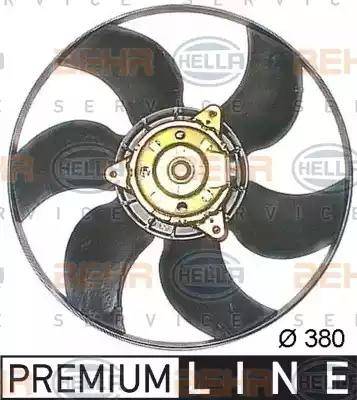 BEHR HELLA Service 8EW 009 158-501 - Ventilaator,mootorijahutus abcparts.ee