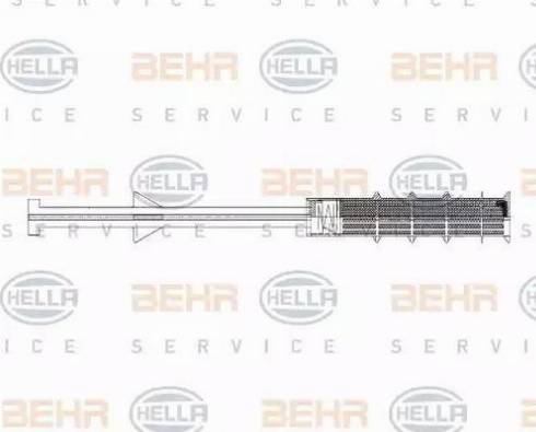 BEHR HELLA Service 8FT 351 197-711 - Осушитель, кондиционер abcparts.ee