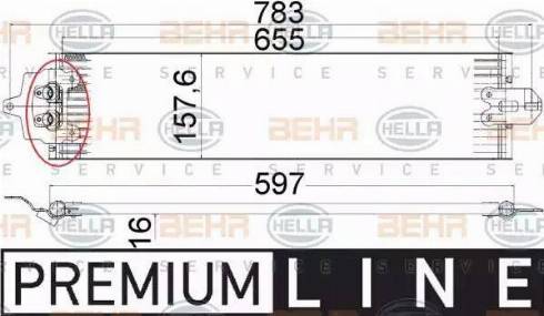 BEHR HELLA Service 8MO 376 726-291 - Масляный радиатор, автоматическая коробка передач abcparts.ee