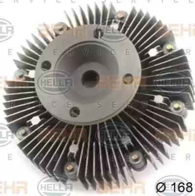 BEHR HELLA Service 8MV 376 758-681 - Сцепление, вентилятор радиатора abcparts.ee
